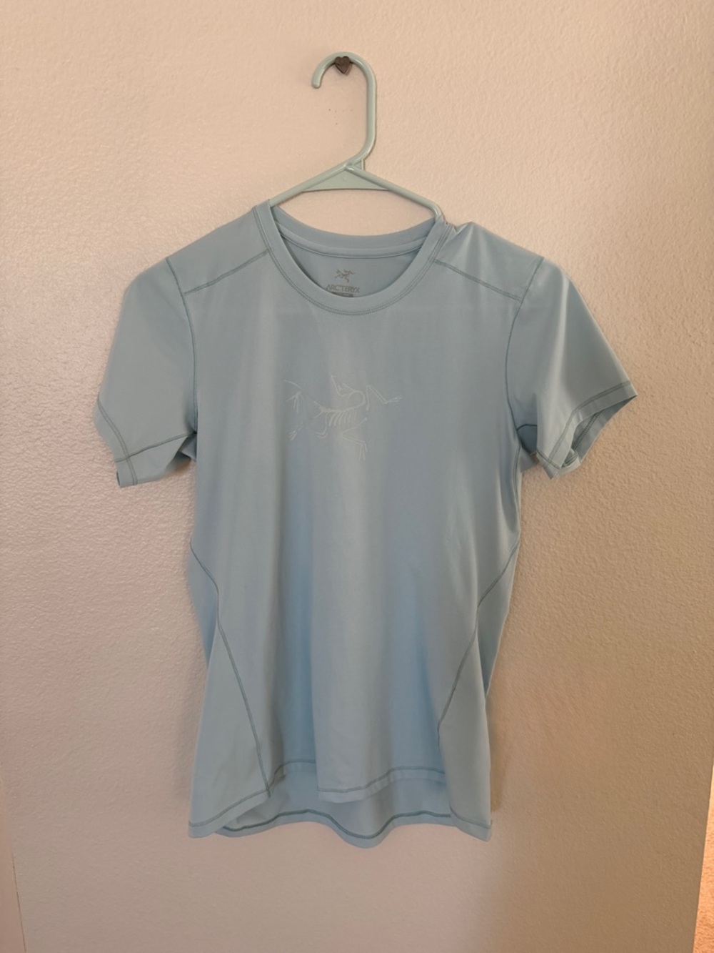 Arc'teryx Pale Blue Short Sleeve Performance Tee